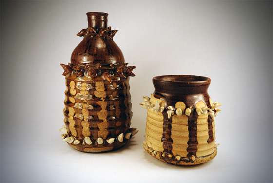 Viking Decanter and Cup