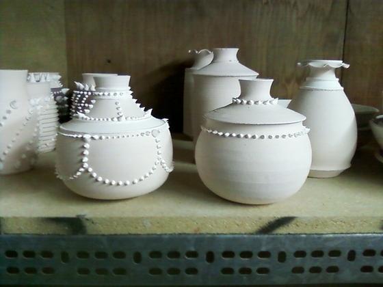 Palm Decanters in progress