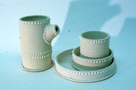 Dinnerware in progress