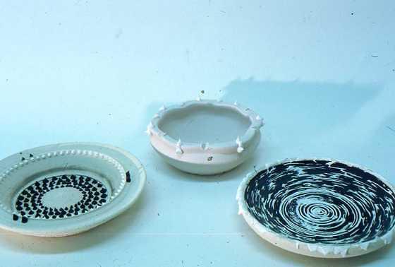 Ashtrays in progress