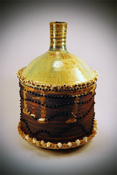 Ocean Life Series:  Anemone vessel #2