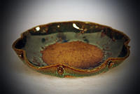 Scalloped Oil Dip Dish