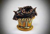 Ocean Life Series:  Anemone eating crab